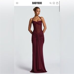 Babyboo fashion vixen maxi dress Cherry Lacquer